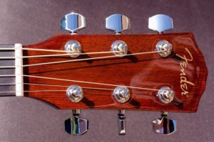 Fender Westerngitarre Fender Westerngitarre, Kopfplatte, geschlossene Stimmmechanik